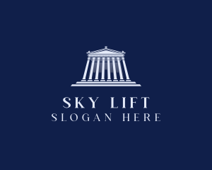 Roman Temple Architecture logo design