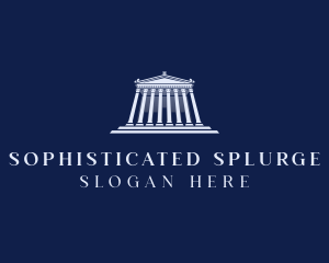 Roman Temple Architecture logo design