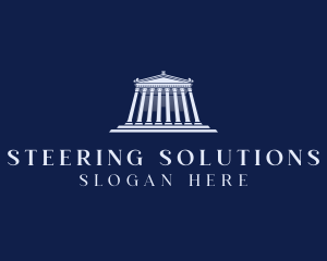 Roman Temple Architecture logo design