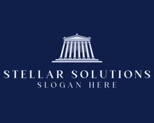 Roman Temple Architecture logo design