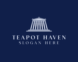 Roman Temple Architecture logo design