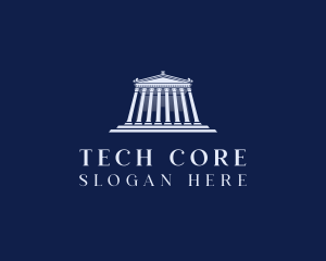 Roman Temple Architecture logo design