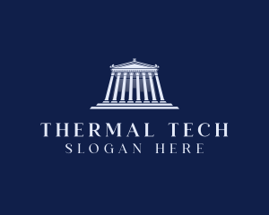 Roman Temple Architecture logo design