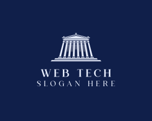 Roman Temple Architecture logo design