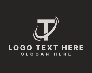 Logistics Company Letter T logo