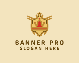 Royal Crown Banner logo design