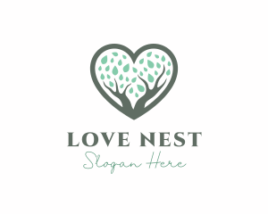 Nature Love Tree logo design