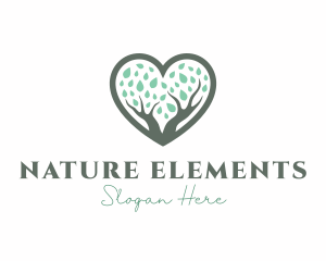 Nature Love Tree logo design