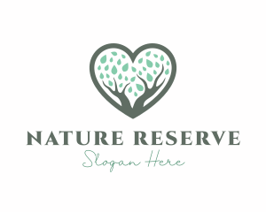 Nature Love Tree logo design