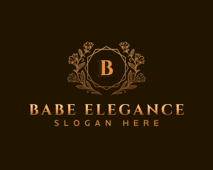 Elegant Floral Boutique logo design