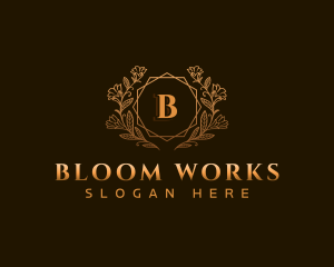 Elegant Floral Boutique logo design