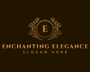 Elegant Floral Boutique logo design