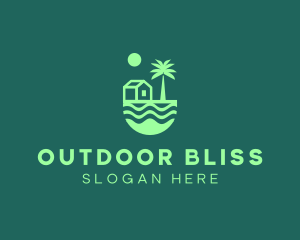 Coast Beach House  logo design