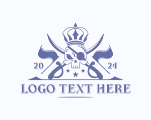 Pirate Captain Crown logo