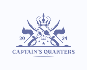 Pirate Captain Crown logo