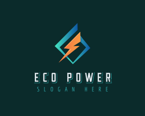 High Voltage Electric Power logo design