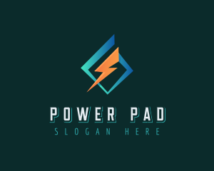 High Voltage Electric Power logo design