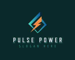 High Voltage Electric Power logo design