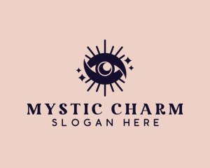 Mystic Tarot Eye logo design