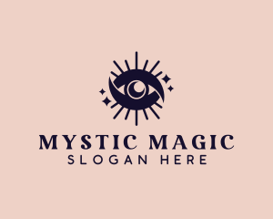 Mystic Tarot Eye logo design