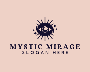 Mystic Tarot Eye logo design