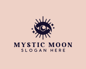 Mystic Tarot Eye logo design