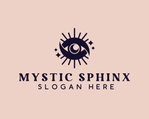 Mystic Tarot Eye logo design