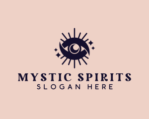 Mystic Tarot Eye logo design