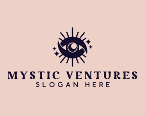 Mystic Tarot Eye logo design