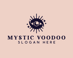 Mystic Tarot Eye logo design