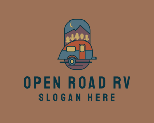 RV Outdoor Camper  logo design