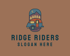 RV Outdoor Camper  logo design