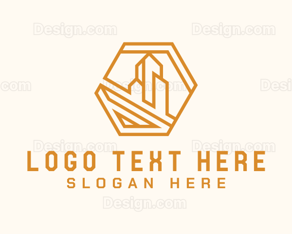 Hexagonal Apartment Realty Logo