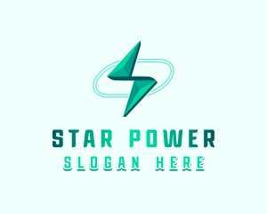 Thunder Power Letter S logo design