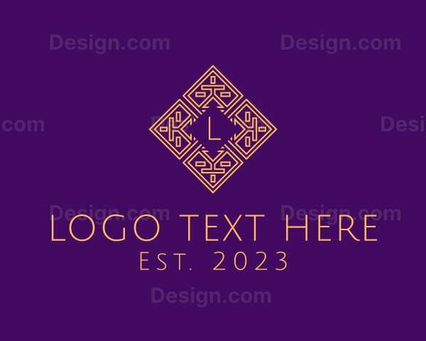 Intricate Relic Interior Design Logo