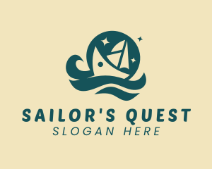 Ocean Yacht Cruise logo design