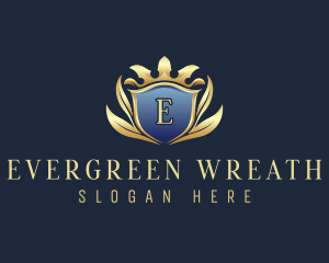 Elegant Crown Crest logo design