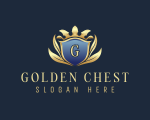 Elegant Crown Crest logo design