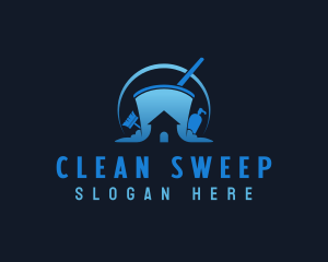 Home Cleaning Tools logo design