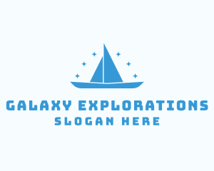 Star Sailboat Adventure logo design