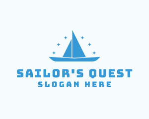 Star Sailboat Adventure logo design