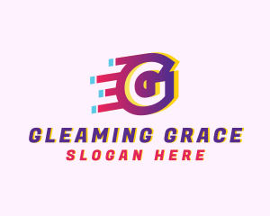 Speedy Motion Letter G logo design