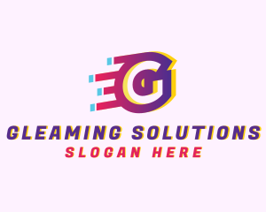 Speedy Motion Letter G logo design