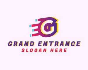 Speedy Motion Letter G logo design