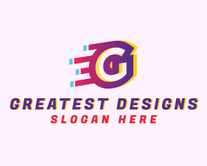 Speedy Motion Letter G logo design