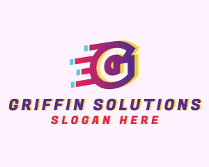 Speedy Motion Letter G logo design