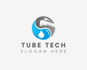 Plumber Pipe Faucet logo design