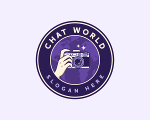 World Camera Photographer logo design