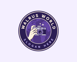 World Camera Photographer logo design