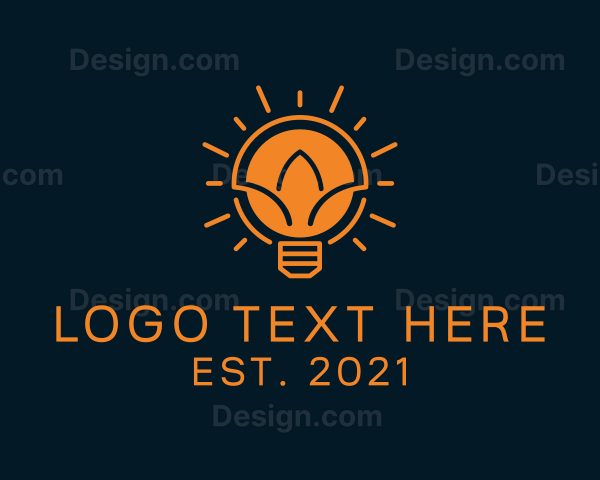 Incandescent Light Bulb Logo